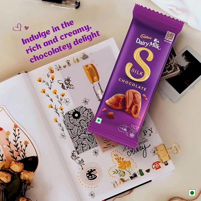 Cadbury Dairy Milk Silk Chocolate Bar, 60g (Pack of 8) - Image 6